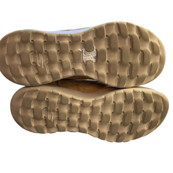 Skechers On The Go Joy Lush Cozy Chestnut Ankle Boots Faux Fur Size 9 - Picture 6 of 7